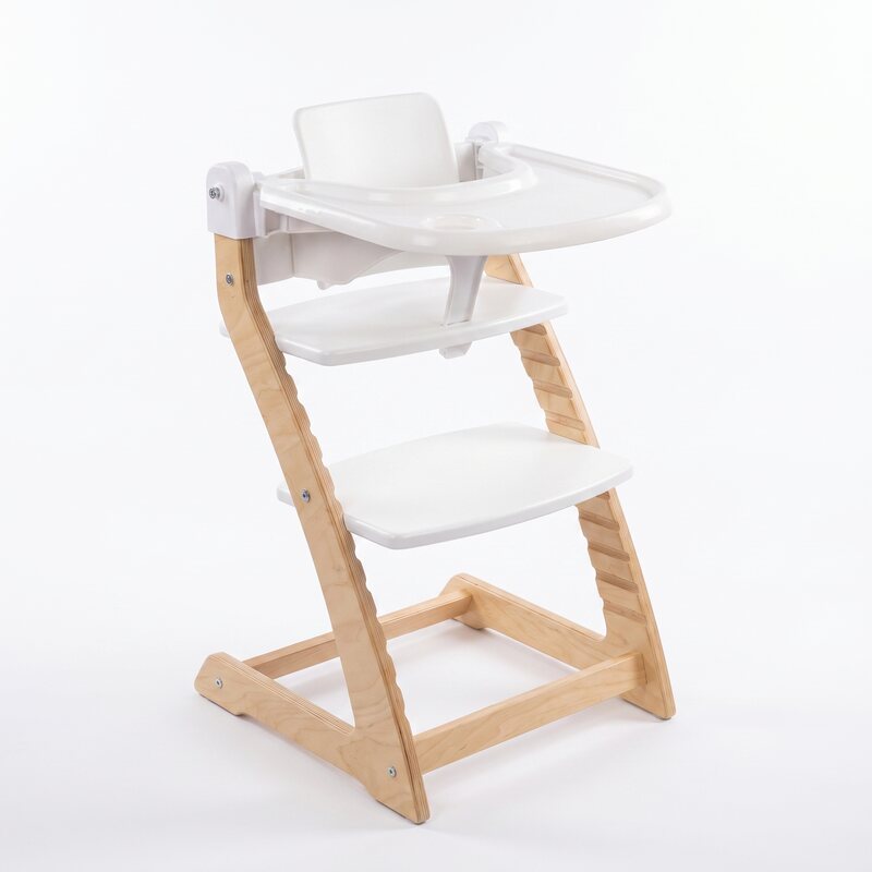 Fornel Baby Set 2 in natural - tray and backrest fitted to the Fornel chair